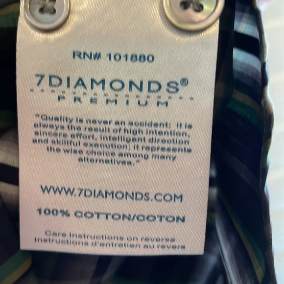 7 Diamonds dress shirt. New with tags. - Picture 5 of 5